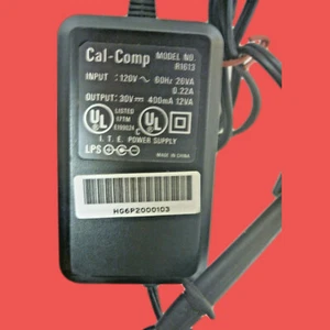 Fuente de alimentación Cal-Comp R1613 ITE adaptador de CA salida DC 30V 400mA 12VA - Imagen 1 de 12