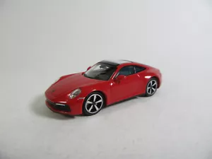 MINICHAMPS 1:87 2019 Porsche 911 4 S Carrera Red Finshed Model - Picture 1 of 5