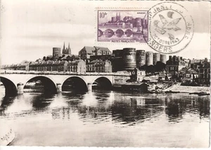 France Carte Maximum Card 1943 Angers bridge - Picture 1 of 2