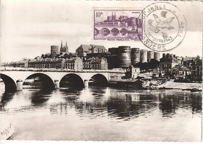 France Carte Maximum Card 1943 Angers bridge - Image 1 of 2