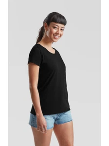 T-SHIRT-DONNA-MANICA CORTA-GIROCOLLO-LADY FIT-FRUIT OF THE LOOM-SCEGLI MODELLO - Foto 1 di 23
