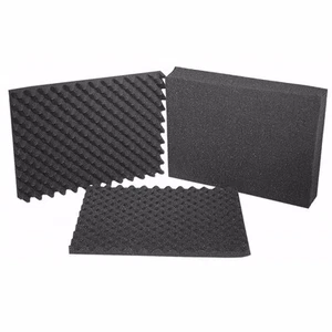 Koffer einlagen einsatz Noppen Raster Schaum stoff SET ca. 43x32x15 cm, 69067 D - Bild 1 von 2