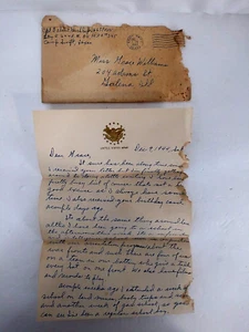 WWII Letter December 1944 - Picture 1 of 5