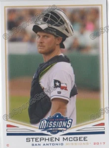 San Antonio Missions Stephen McGee RC 2017 novato San Diego Padres - Imagen 1 de 1