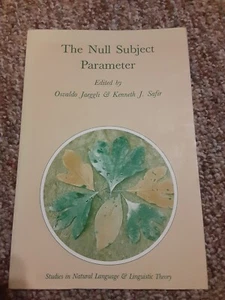 THE NULL SUBJECT PARAMETER (STUDIES IN NATURAL LANGUAGE By M. Jaeggli & K. Safir - Picture 1 of 8