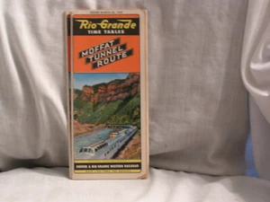 MARCH 26, 1950 RIO GRANDE RAILROAD TIME TABLE - Picture 1 of 1