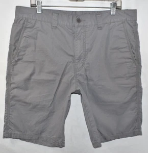 John Varvatos USA Flat Front Chino Shorts Mens Size 36 Gray Meas. 37 x 10.5 - Picture 1 of 7