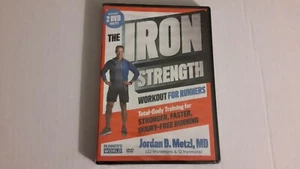 Iron Strength Workout for Runners Exclusive 2 DVD Set Jordan Metzl Rodale New - Picture 1 of 4