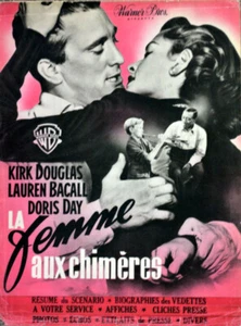Kirk Douglas Lauren Bacall Doris Day LA FEMME AUX CHIMERES 1950 MANUEL 24x31 8p - Picture 1 of 5