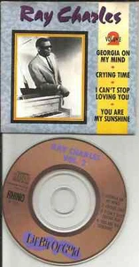 RAY CHARLES 4TRX Lil Bit Gold Volume 2 LIMITED 1988 MINI 3 INCH CD single CD3 - Picture 1 of 1