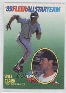 1989 Fleer All Star Team Will Clark #3
