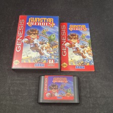 Gunstar Heroes, Complete in Case, Sega Genesis