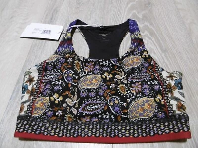 Johnny Was Active Women's Size XS Betzy Bee Active Sports Bra Paisley  NWT - Image 1 of 4