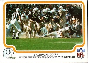 Tarjeta de fútbol americano Fleer Team Action Baltimore Colts 1979 #4 - envío gratuito - Imagen 1 de 2