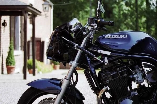 Estabilizador de amortecedor de direção Suzuki Bandit GSF1200S 1996-2005 Toby Bélgica + montagem - Imagem 1 de 1