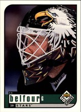 1998-99 UD Choice Stars Hockey Card #63 Ed Belfour 