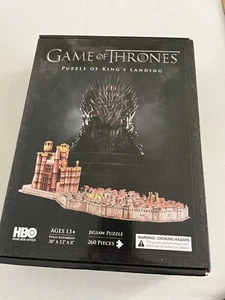 Rompecabezas Juego de Tronos Desembarco del Rey 3D/4D Paisaje Urbano 260 Piezas - Imagen 1 de 1