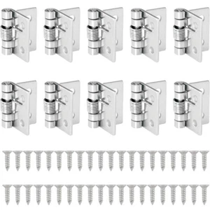 20x Piccole Mini Cerniere a Molla Autochiudenti per Mobile Valigetta Box con Viti 0,96" - Foto 1 di 9