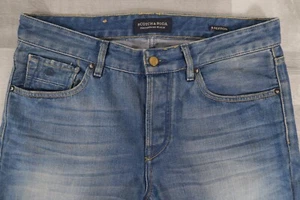 Pantalones de mezclilla para hombre Scotch & Soda RALSTON regular calce ajustado azules W34 L28 - Imagen 1 de 15