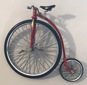 Tandem 1:10 Scale Alloy Diecast Racing Bicycle Vintage Bike Model Toy Big Wheel - Picture 1 of 5