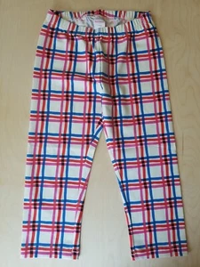 NWOT HANNA ANDERSSON CLASSIC CAPRI LEGGINGS COLORFUL PLAID 140 10 - Picture 1 of 7