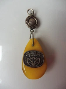 alter Anhänger__Bernstein : Butterscotch __Lietuvostsr Nacionalinis Parkas __! - Bild 1 von 3