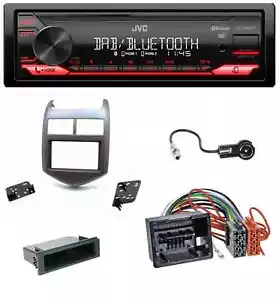 JVC Bluetooth USB DAB MP3 Autoradio für Chevrolet Aveo Sonic ab 2011 dunkelgraum - Bild 1 von 8