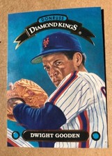 1991 Leaf Donruss Diamond Kings Dwight Gooden. Excellent/NM
