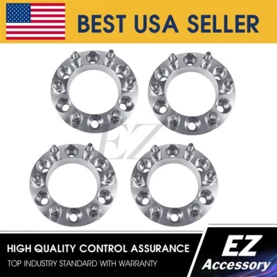 4 Wheel Adapters 6 Lug For Toyota Tacoma Tundra Spacers 20mm Thick - Image 1 of 4