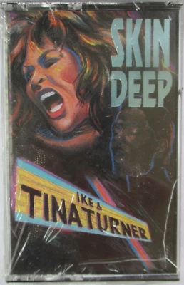 IKE AND TINA TURNER "SKIN DEEP" CASSETTE TAPE - BRAND NEW - CRACK ON CASE - Image 1 of 4