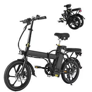 16inch Tire Adult Electric Bicycles Multi-Shock Absorption, City Commuter, Fold - Picture 1 of 6
