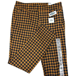 GAP Pixie Ankle Anzughose Damen 4 orange blau Hahnentritt neu mit Etikett 26" Schrittlänge - Bild 1 von 9