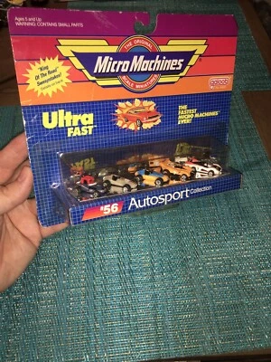 Original 1980's toy Micro Machines #56 Autosport Collection #6400 1989 SEALED! - Image 1 of 4