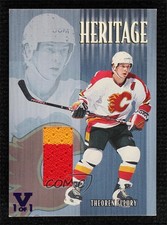 2001 ITG Be A Player Update Heritage Jerseys Vault Purple 1/1 Theoren Fleury 7ez