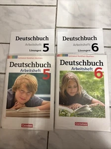 Cornelsen Deutschbuch 5 und 6  Arbeitshefte mit Lösungen (NRW) - Bild 1 von 2