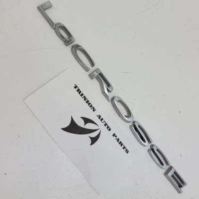 Buick Lacrosse 2005-2009 emblema maletero trasero placa de identificación letras cromo OEM Foto 1 de 3