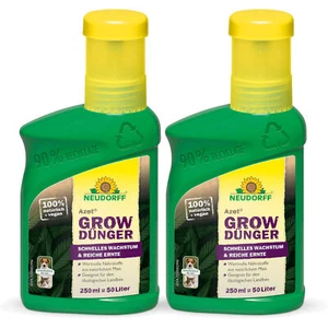 Neudorff Azet GrowDünger 2x 250 ml Cannabisdünger Dünger Anzucht Blüte Ernte - Bild 1 von 8