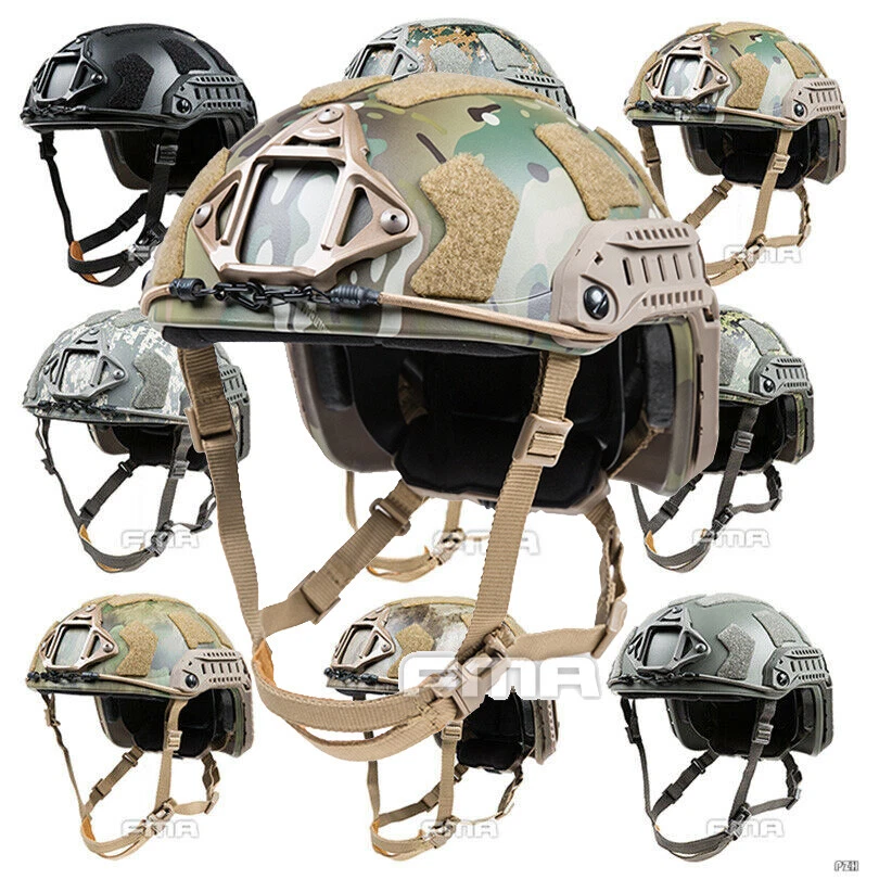 Capacete FMA Tactical SF corte super alto protetor antiqueda chapéu rígido M/L G/XL - Imagem 1 de 4