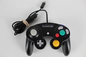 Controller originale Nintendo Gamecube OEM DOL-003 nero - TESTATO - Foto 1 di 7