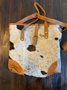 Myra Bag Cowhide Western Wear Purse Tote - Picture 1 of 3