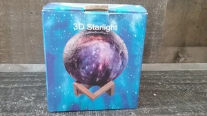 3 D Starlight Galaxy Moon Lamp New - Picture 1 of 6