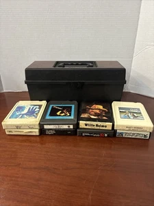 Servizio 8 binari e cassetta valigetta 1976 + 12 binari ***Non testato - Foto 1 di 16