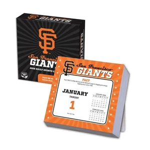 GIGANTES DE SAN FRANCISCO - CALENDARIO DE ESCRITORIO DIARIO 2026 - NUEVO - CON LICENCIA 53069 - Imagen 1 de 1