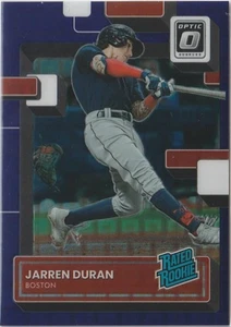 Jarren Duran 2022 Donruss Optic Pandora Rookie #40 Baseball #/99 - Foto 1 di 2