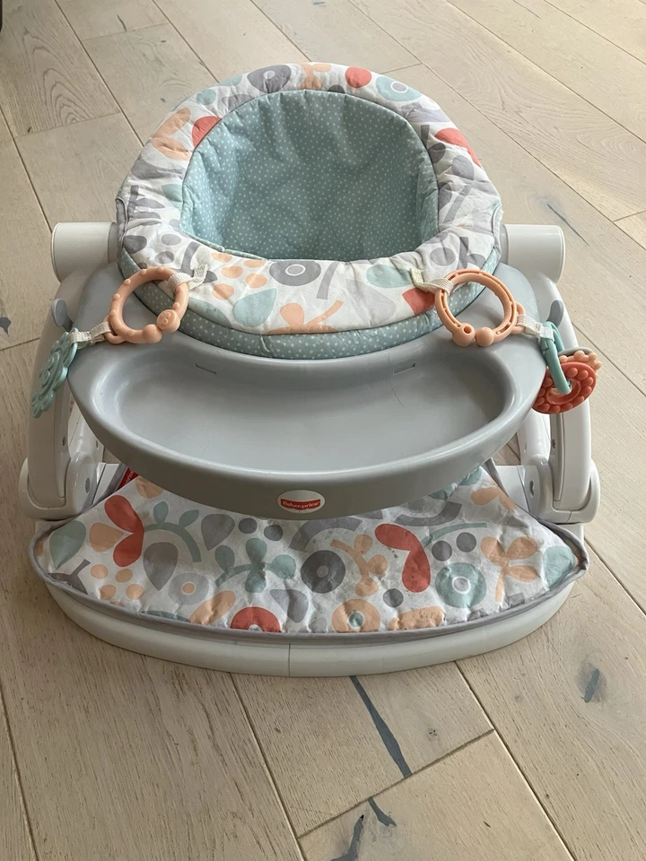 FISHER PRICE PORTABLE SIT ME UP FLOOR SEAT (COLLECTION ONLY) - Image 1 of 4