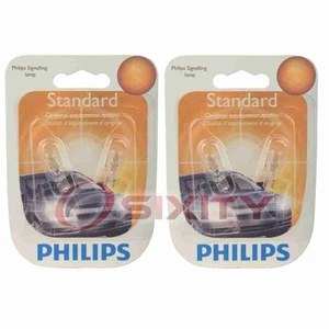 2 pc Philips Rear Side Marker Light Bulbs for Buick LeSabre Park Avenue jc - Picture 1 of 5