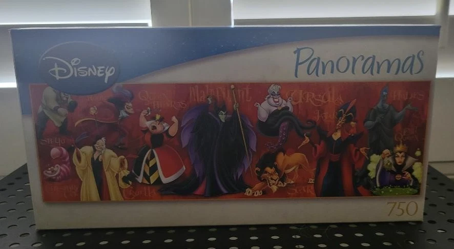 Disney Villains Panoramas jigsaw puzzle 750 pc New - Image 1 of 1