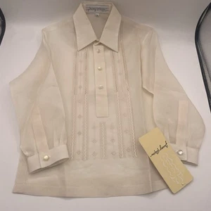 Kinder Trachten Barong Shirt Größe 4 - Bild 1 von 12