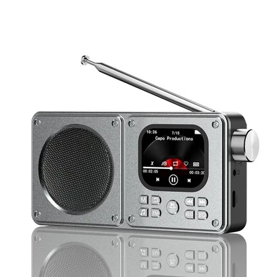 Radio Bluetooth Lautsprecher LCD Display 87,5-108MHz Tragbar Unterstützung AUX TF5234 - Bild 1 von 4