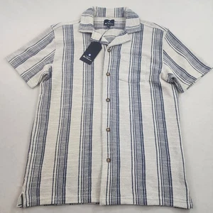 Ben Sherman Camisa Manga Corta S PEQUEÑA BS25SK632 Azul Tan con Botones Hombre - Imagen 1 de 9